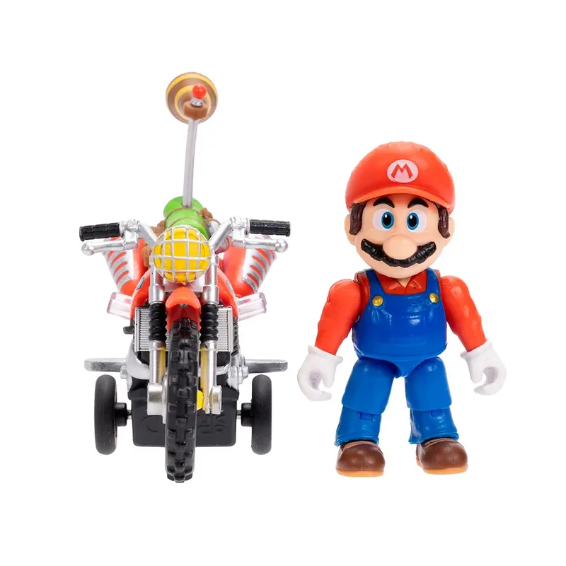 The Super Mario Galaxy Movie Action Figures - Motorcycle Mario by Jakks Pacific – cover 4 of 5