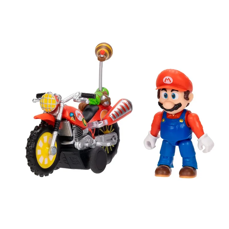 The Super Mario Galaxy Movie Action Figures - Motorcycle Mario by Jakks Pacific – cover 3 of 5