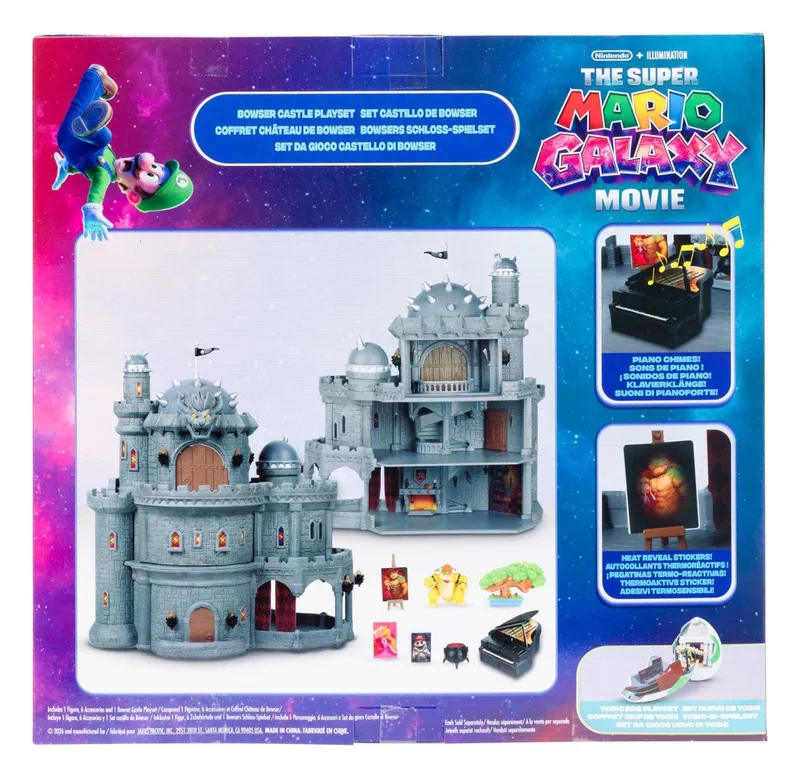 The Super Mario Galaxy Movie Deluxe Playset - Bowser Castle by Jakks Pacific – cover 5 of 5
