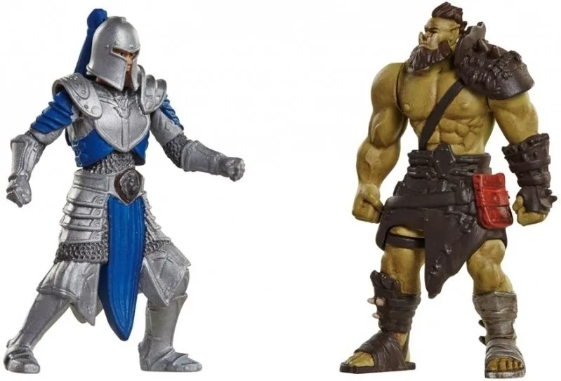 Warcraft Mini Figures - Alliance Soldier vs Horde Warrior van Jakks Pacific – cover