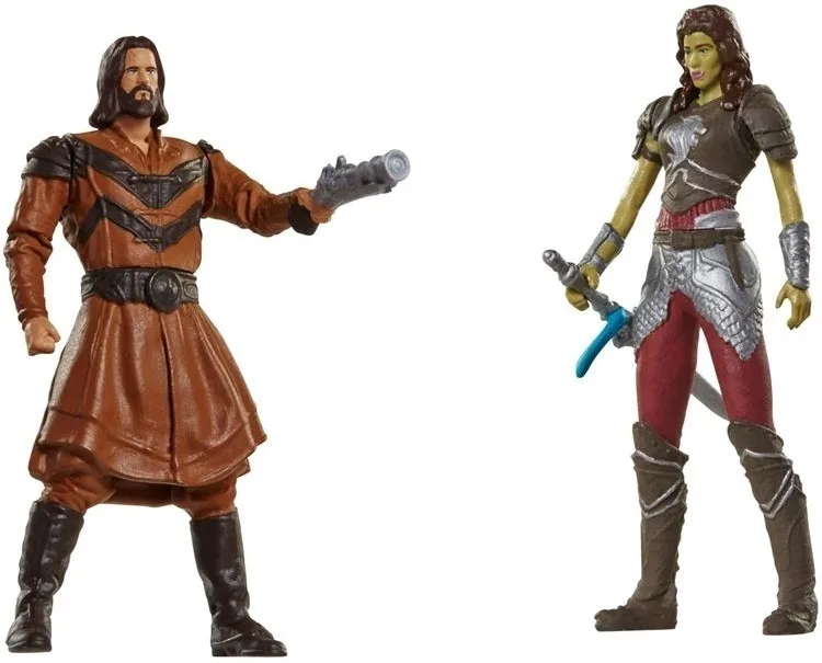 Warcraft Mini Figures - Lothar vs Garona de Jakks Pacific – jaquette