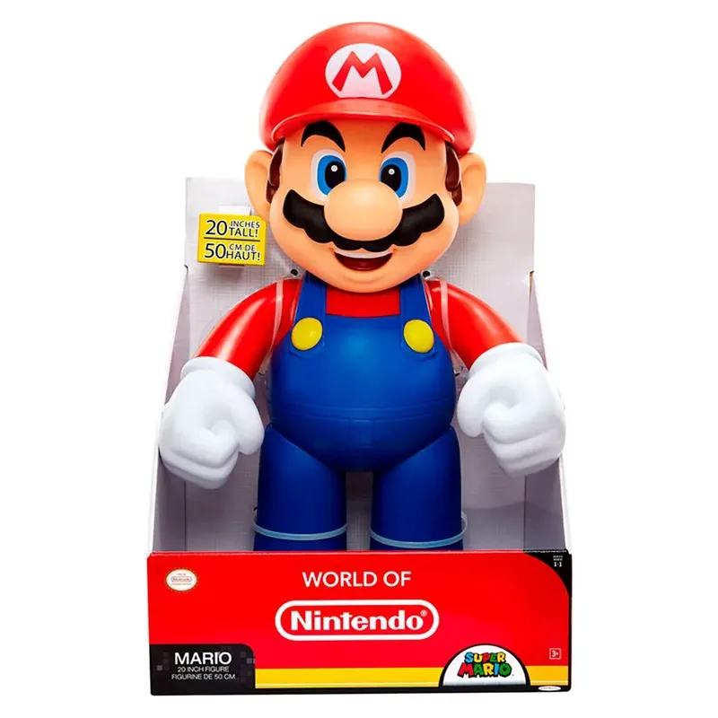 World of Nintendo Big Size Figure Mario (46cm) de Jakks Pacific – jaquette 4 sur 5