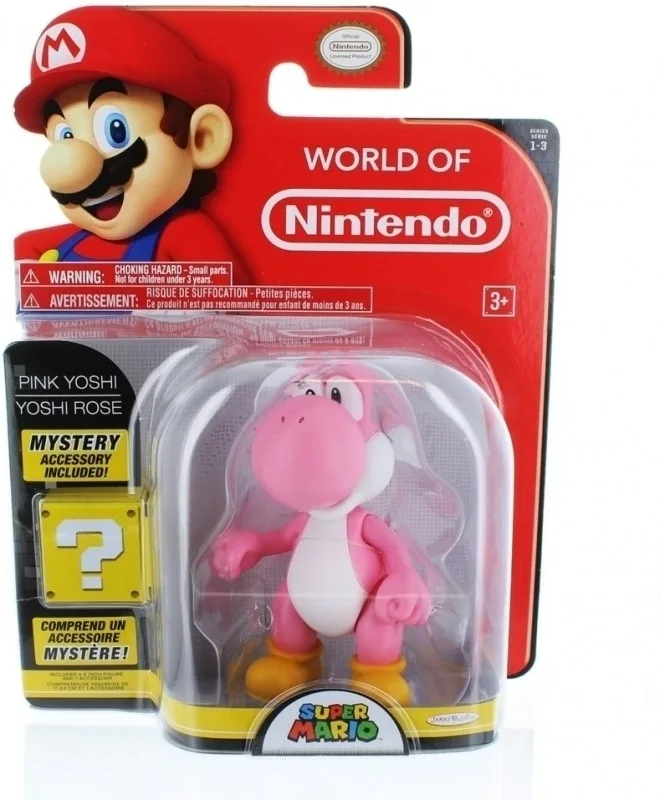 World of Nintendo Figure - Pink Yoshi de Jakks Pacific – jaquette