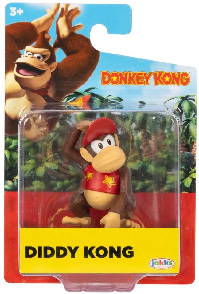 World of Nintendo Mini Figure - Diddy Kong by Jakks Pacific – cover