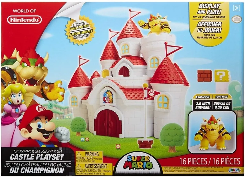 World of Nintendo - Mushroom Kingdom Castle Playset van Jakks Pacific – cover 1 van 5