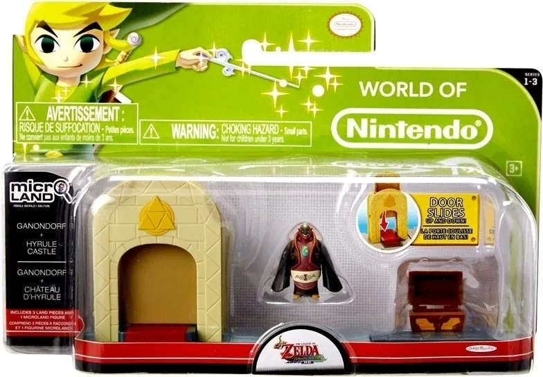 Zelda Microland Playset - Hyrule Castle with Ganondorf van Jakks Pacific – cover