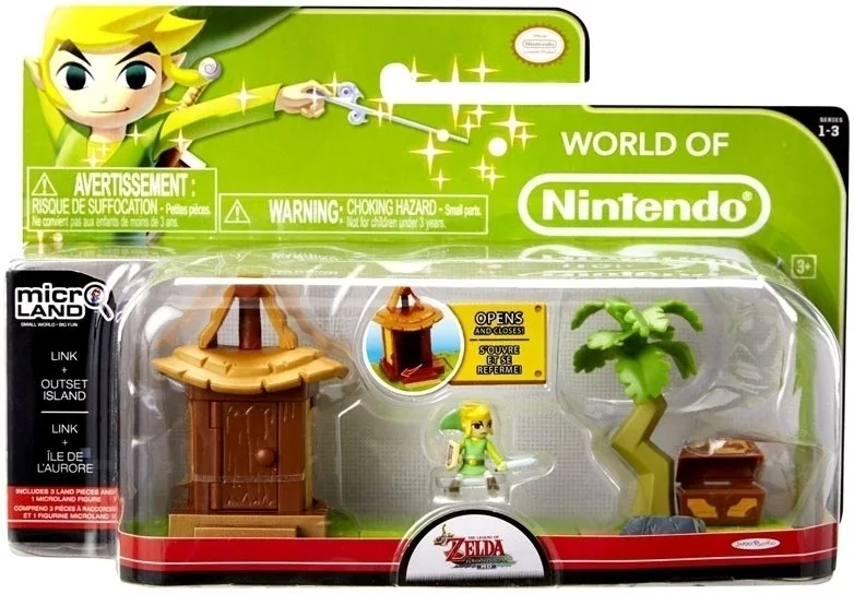 Zelda Microland Playset - Outset Island with Link by Jakks Pacific – cover