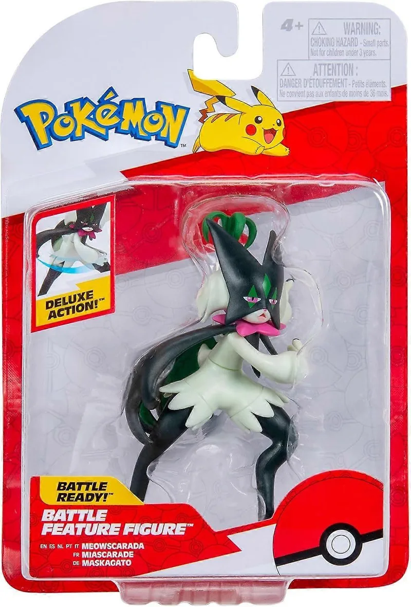 Pokemon Battle Feature Figure - Meowscarada by Jazwares – cover