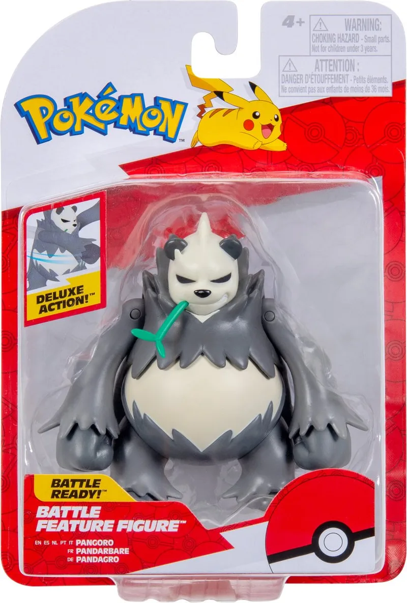 Pokemon Battle Feature Figure - Pangoro van Jazwares – cover