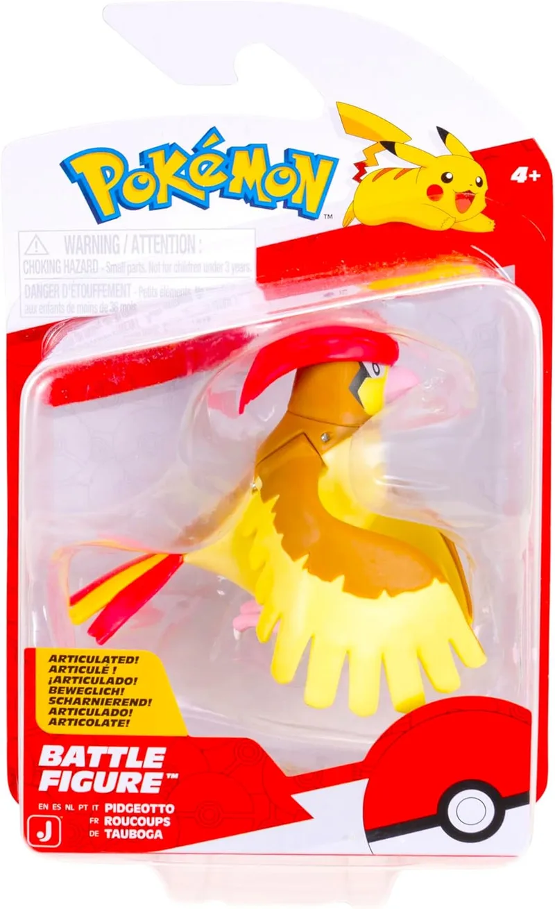 Pokemon Battle Feature Figure - Pidgeotto by Jazwares – cover