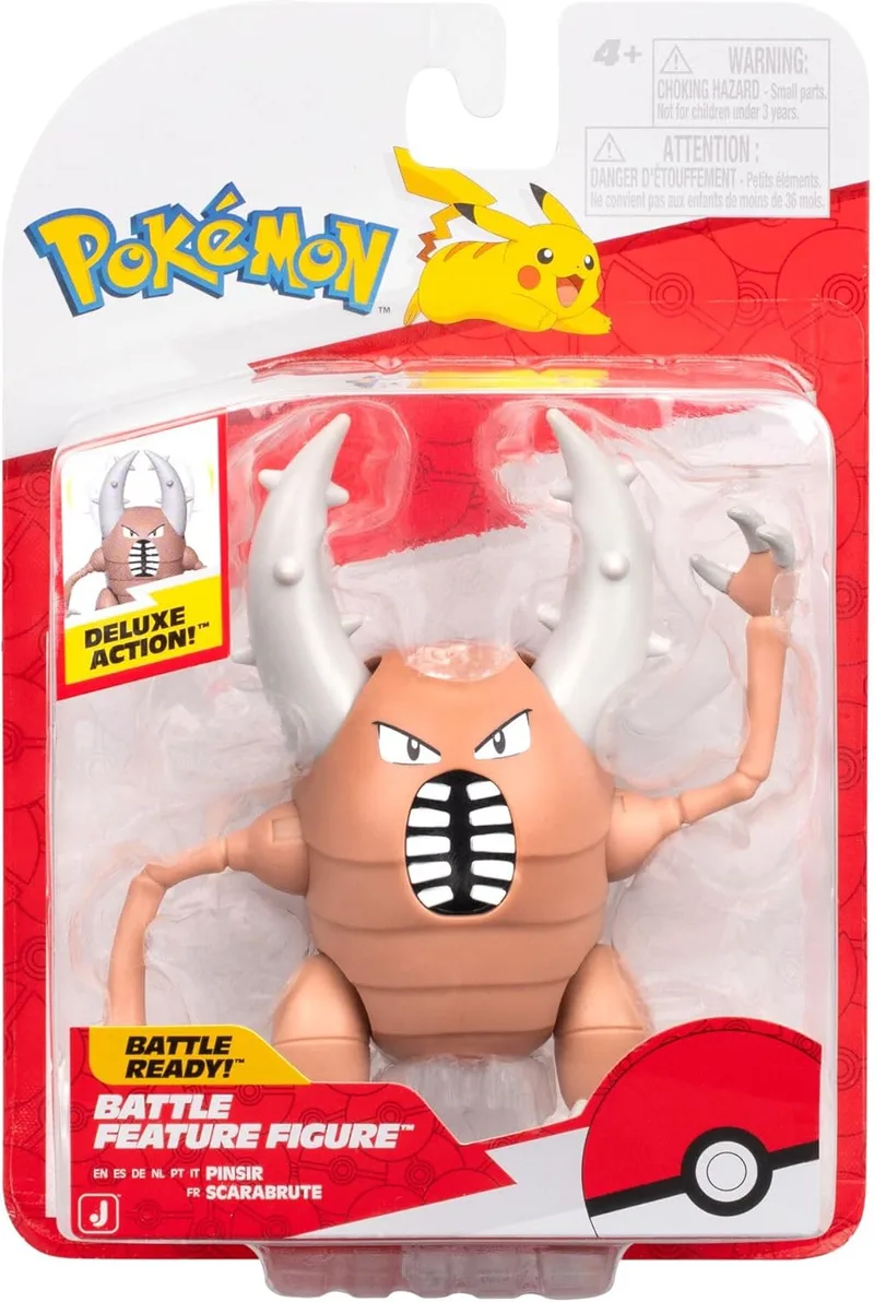 Pokemon Battle Feature Figure - Pinsir by Jazwares – cover