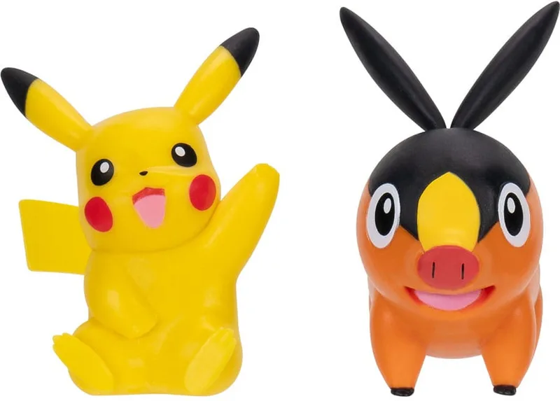 Pokemon Battle Figure Pack - Tepig & Pikachu van Jazwares – cover