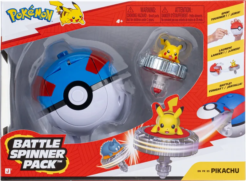 Pokemon Battle Spinner Pack - Pikachu van Jazwares – cover