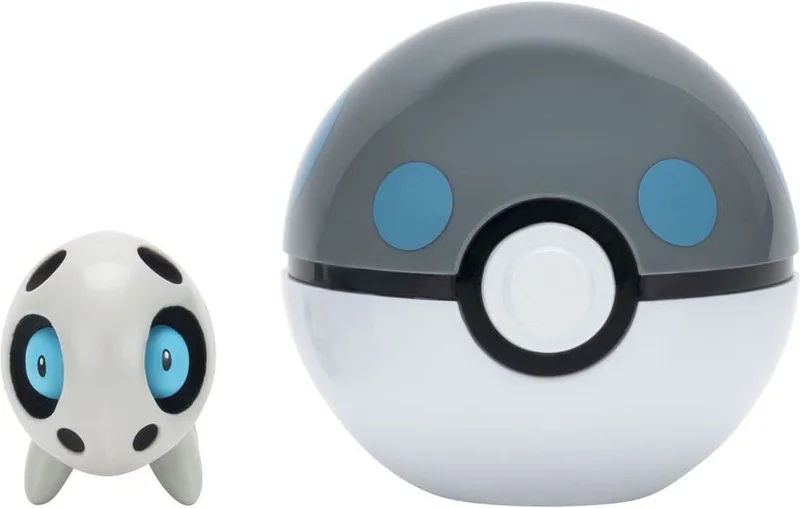 Pokemon Figure - Aron + Heavy Ball (Clip 'n' Go) by Jazwares – cover