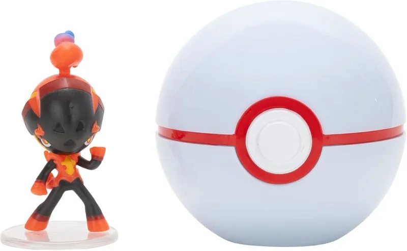 Pokemon Figure - Charcadet + Premier Ball (Clip 'n' Go) by Jazwares – cover