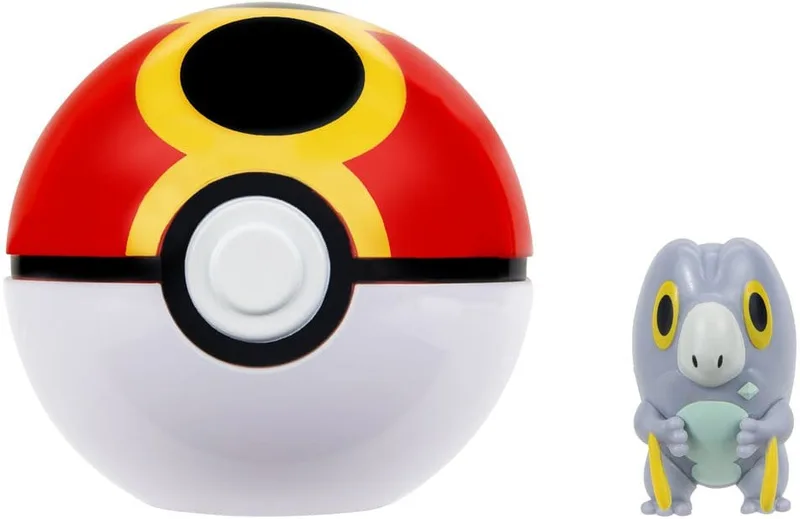 Pokemon Figure - Frigibax + Repeat Ball (Clip 'n' Go) by Jazwares – cover