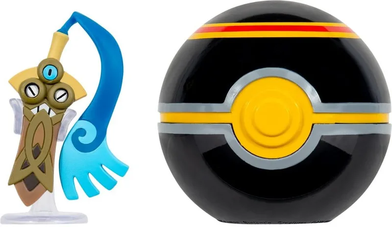 Pokemon Figure - Honedge + Luxury Ball (Clip 'n' Go) de Jazwares – jaquette