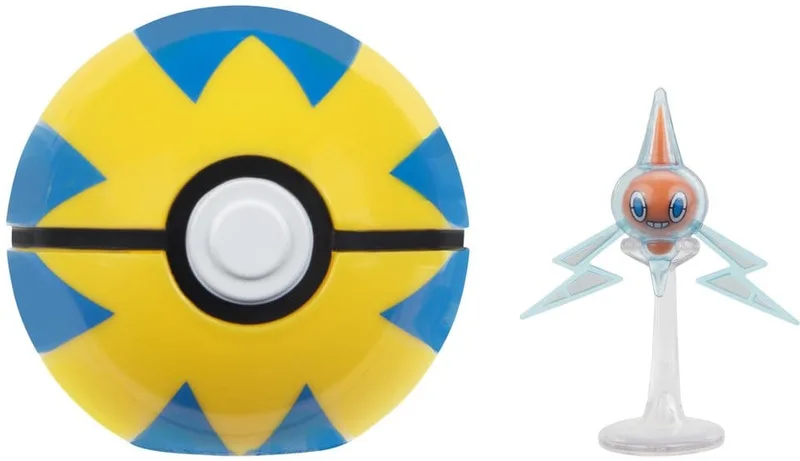 Pokemon Figure - Rotom + Quick Ball (Clip 'n' Go) de Jazwares – jaquette