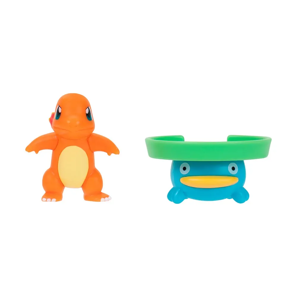 Figure Pokémon Lotad & Charmander de Jazwares – jaquette