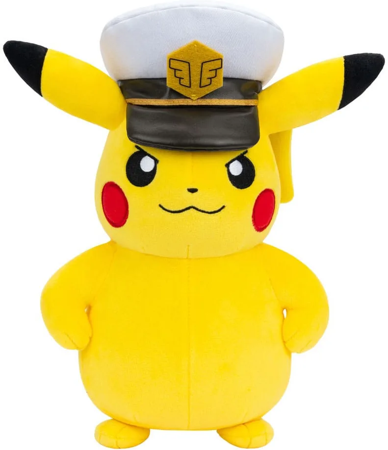 Pokemon Pluche - Captain Pikachu van Jazwares – cover 1 van 3