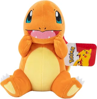 Pokemon Pluche - Charmander Holding Cheeks van Jazwares – cover 2 van 4