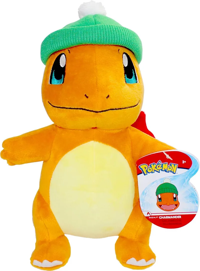 Pokemon Pluche - Charmander with Beanie (22cm) van Jazwares – cover