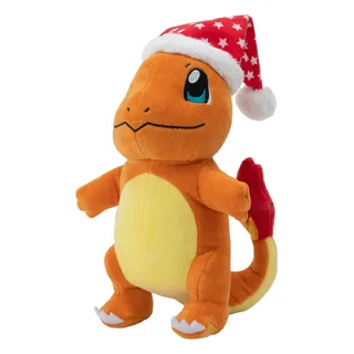 Pokemon Pluche - Charmander with Christmas Hat van Jazwares – cover 2 van 3