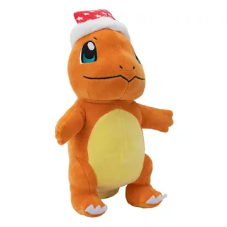 Pokemon Pluche - Charmander with Christmas Hat van Jazwares – cover 3 van 3