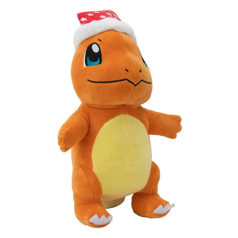 Pokemon Pluche - Charmander with Christmas Hat van Jazwares – cover 3 van 3