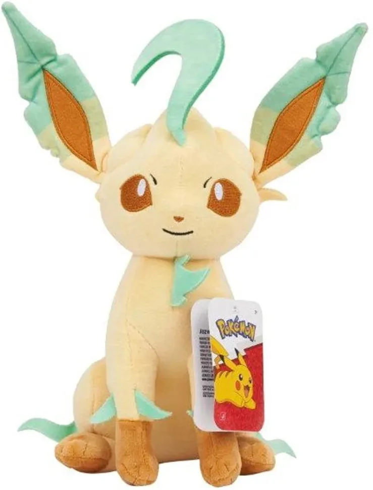 Pokemon Pluche - Sitting Leafeon (Version B) de Jazwares – jaquette