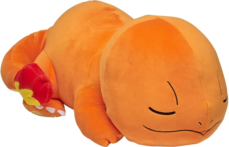 Pokemon Pluche - Sleeping Charmander (50cm) de Jazwares – jaquette