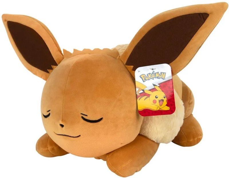Pokemon Pluche - Sleeping Eevee (50cm) van Jazwares – cover
