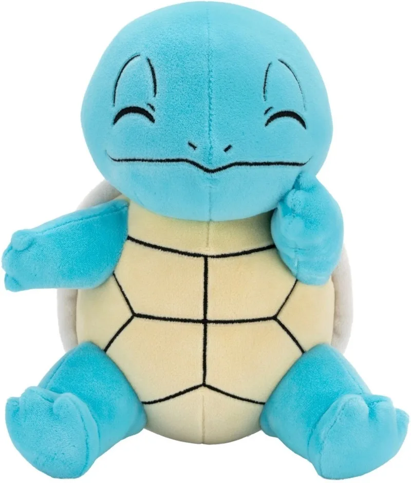 Pokemon Pluche - Smiling Squirtle (18cm) de Jazwares – jaquette