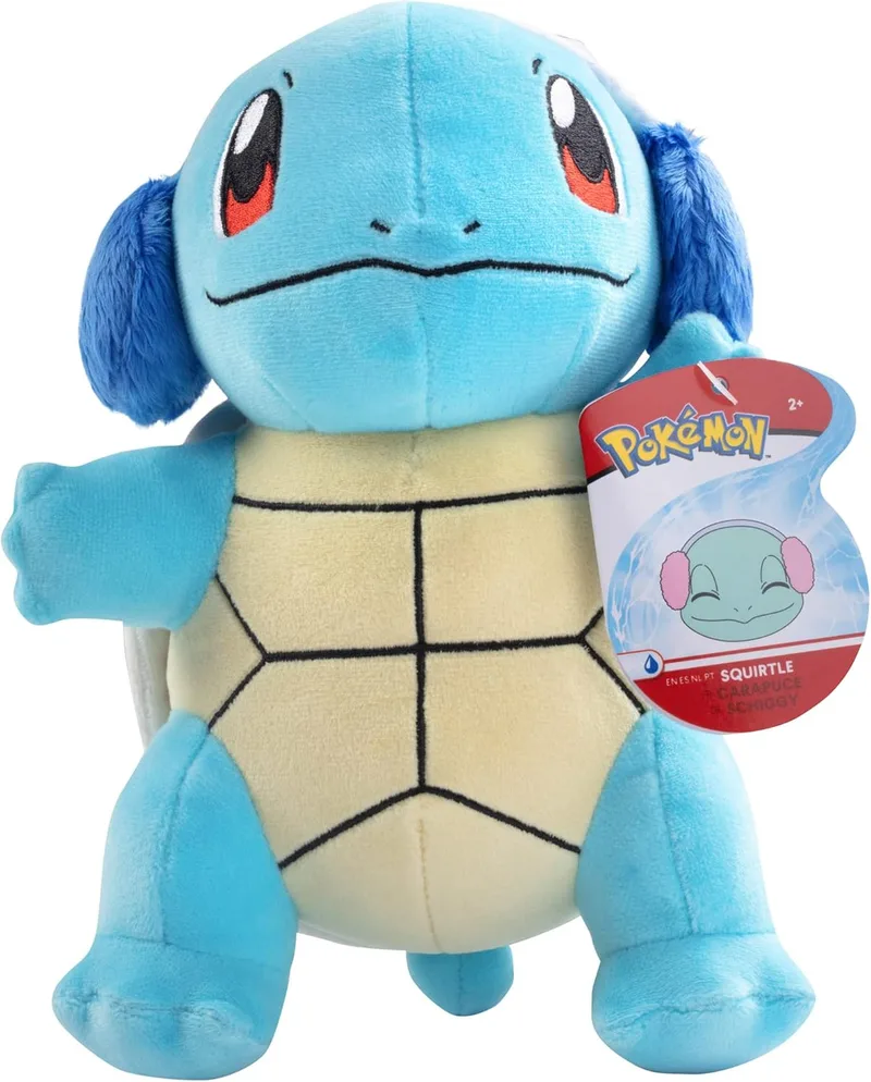 Pokemon Pluche - Squirtle with Ear Muff by Jazwares – cover