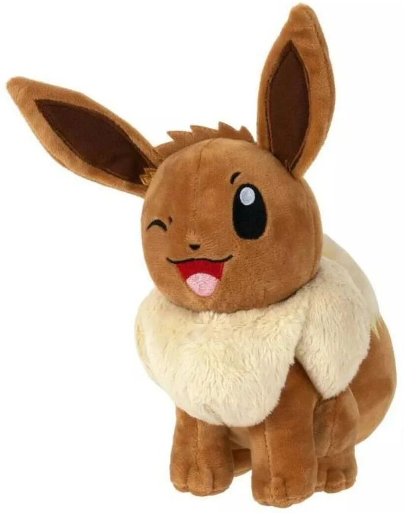Pokemon Pluche - Winking Eevee (Jazwares) 22cm van Jazwares – cover 1 van 2