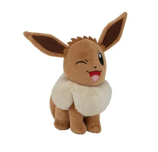 Pokemon Pluche - Winking Eevee (Jazwares) 22cm van Jazwares – cover 2 van 2