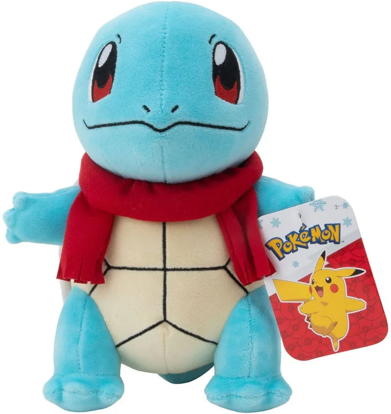 Pokemon Pluche - Winter Squirtle with Scarf by Jazwares – cover