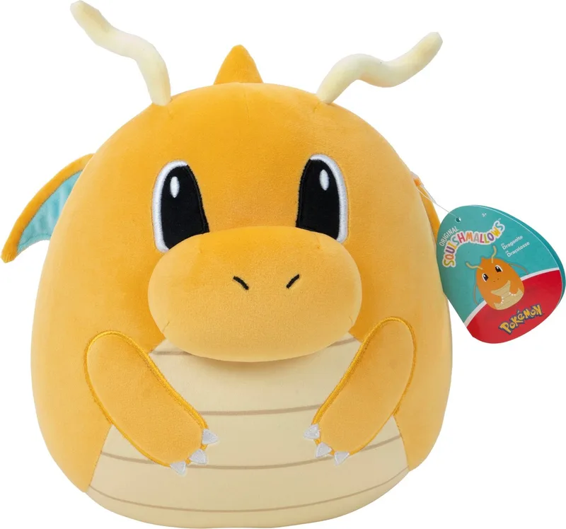Pokémon Squishmallow - Dragonite (25cm) van Jazwares – cover