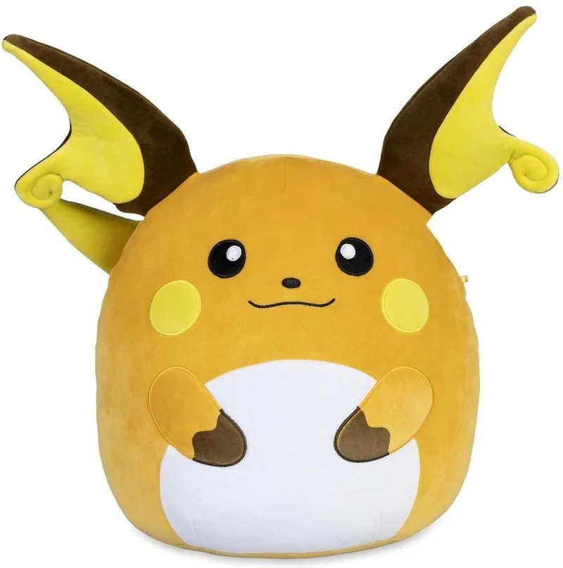Pokémon Squishmallow Pluche - Raichu (25cm) de Jazwares – jaquette