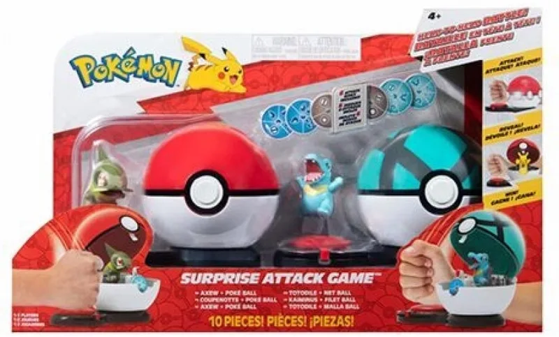 Pokemon Surprise Attack Game - Axew & Totodile by Jazwares – cover