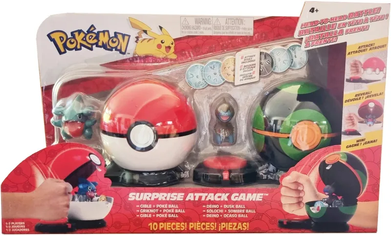 Pokemon Surprise Attack Game - Gible & Deino by Jazwares – cover