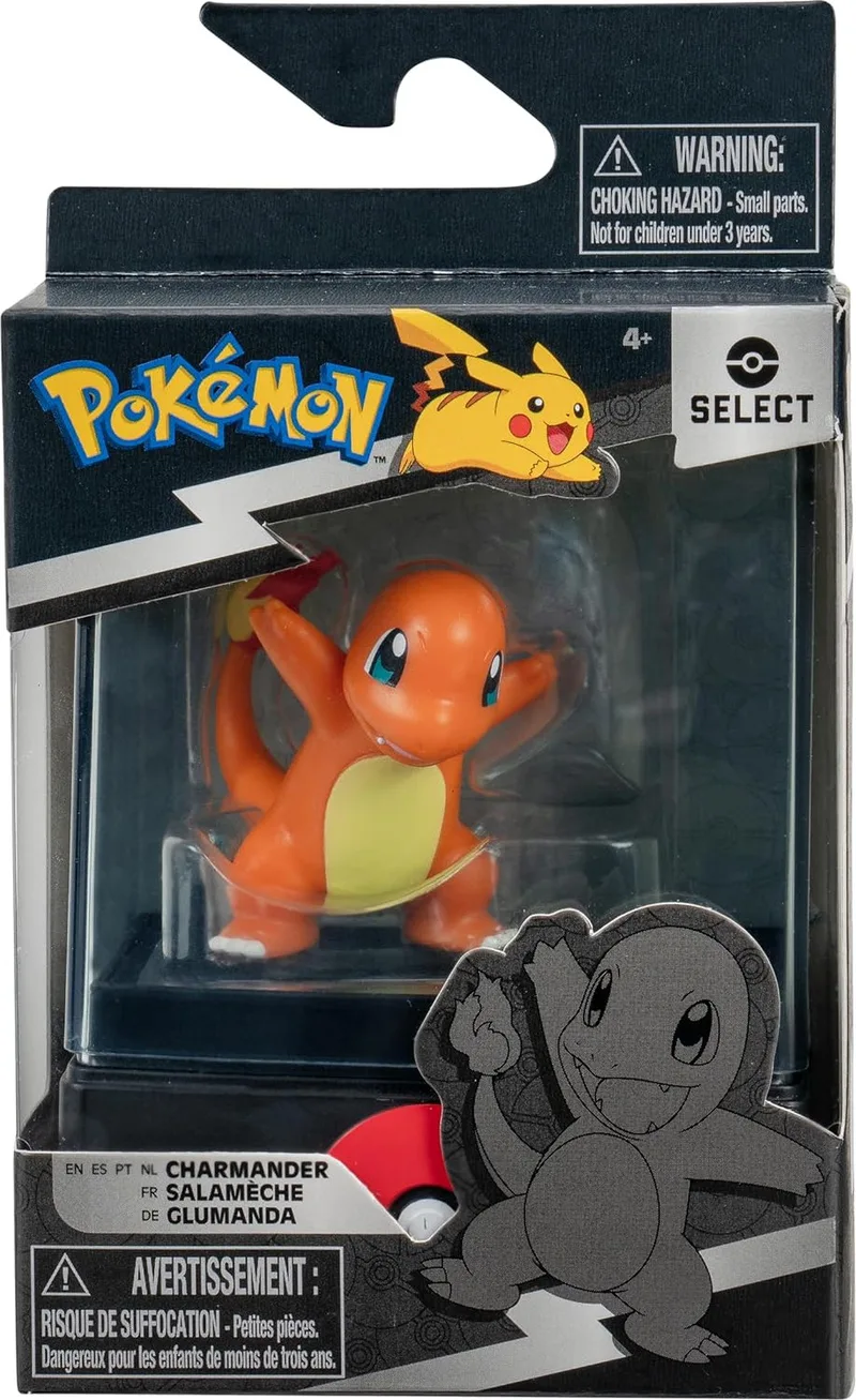 Pokemon Vinyl Figures Select Serie 4 - Charmander de Jazwares – jaquette