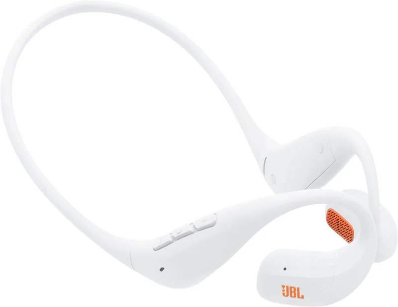 Endurance Pace - Draadloze Open Ear Oortjes met Nekband - Sport Oordopjes - Bluetooth - Hardlopen - 10 uur - IP68 van JBL, Wit – cover
