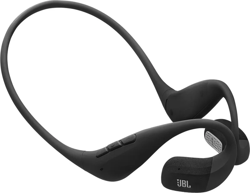 Endurance Pace - Draadloze Open Ear Oortjes met Nekband - Sport Oordopjes - Bluetooth - Hardlopen - 10 uur - IP68 - Grijs van JBL, Zwart – cover