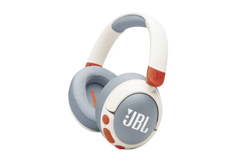 Junior 470NC Kinder-Kopfhörer (Active Noise Cancelling (ANC), A2DP Bluetooth) van JBL, Grijs – cover