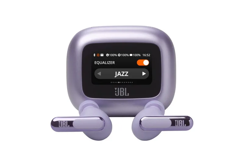 LIVE BEAM 3 wireless In-Ear-Kopfhörer (Adaptive Noise-Cancelling, Hi-Res, Multi-Point-Verbindung, A2DP Bluetooth, True Adaptive Noise Cancelling, IP55, Personi-Fi 3.0) van JBL, Paars – cover