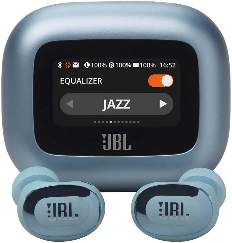 LIVE BUDS 3 wireless In-Ear-Kopfhörer (Adaptive Noise-Cancelling, Hi-Res, Multi-Point-Verbindung, A2DP Bluetooth, True Adaptive Noise Cancelling, IP55, Personi-Fi 3.0) van JBL, Blauw – cover