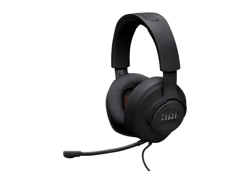 Quantum 100M2 Gaming-Headset (Mikrofon abnehmbar, Stummschaltung, nicht vorhanden, JBL QuantumSOUND Signatur, abnehmbares Mikrofon mit Stummschaltung) by JBL, Black – cover