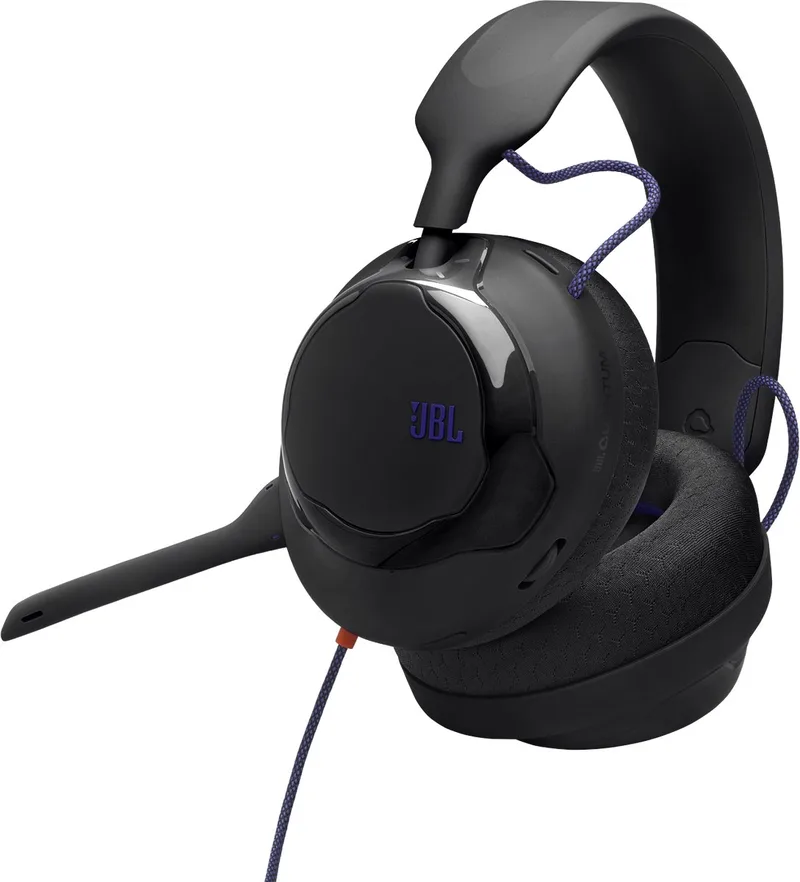 Quantum 120 – NIEUW – Bedrade Gaming Headset – PC/PS5/PS4/Nintendo Switch/Xbox – Afneembare Ruisonderdrukkende Microfoon – 3.5mm jack de JBL, Noir – jaquette