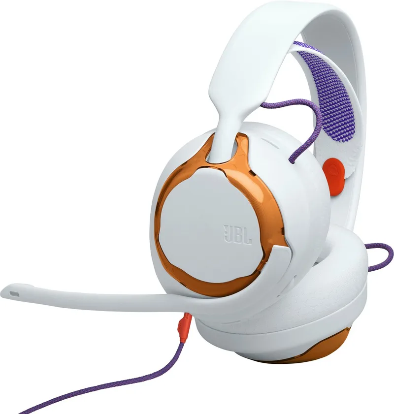 Quantum 250 - Bedrade Gaming Headset - Over-ear Koptelefoon met Microfoon - 3.5 mm Jack - Voor PC, PlayStation, Xbox & Laptop - Licht Teal/Oranje by JBL, Quantum 250 – cover